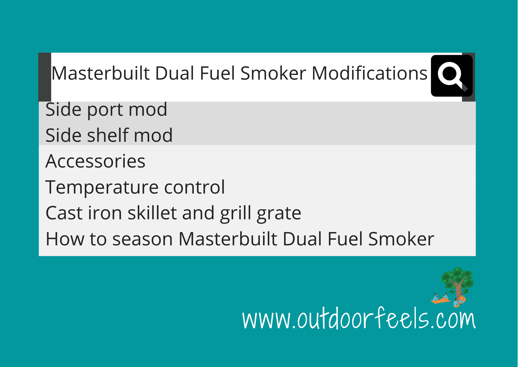 Masterbuilt Dual Fuel Smoker Modifications