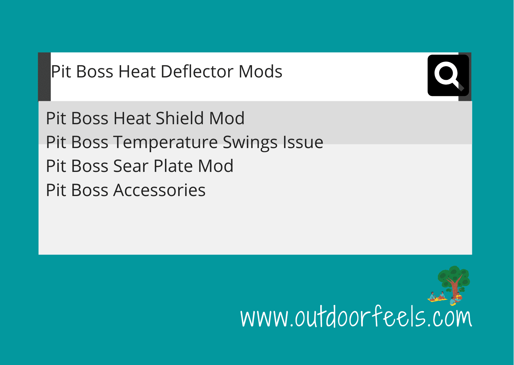 Pit Boss Heat Deflector Mods