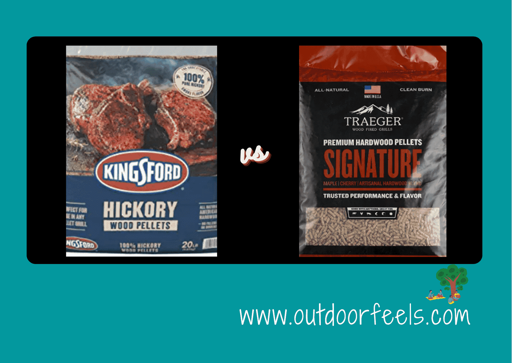 Kingsford Pellets vs Traeger Pellets_Featured Image