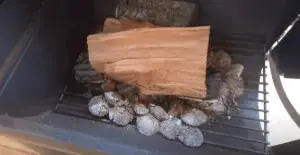 Wood for smoking.